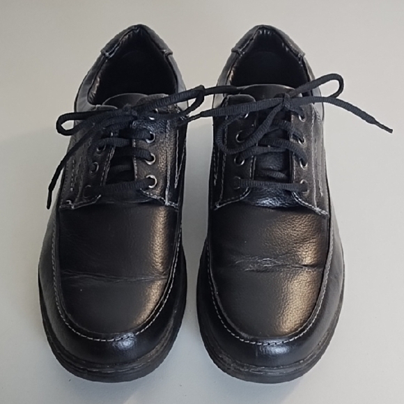 Black Comfort Oxfords Classic Lace up Core Technology - Picture 2 of 11